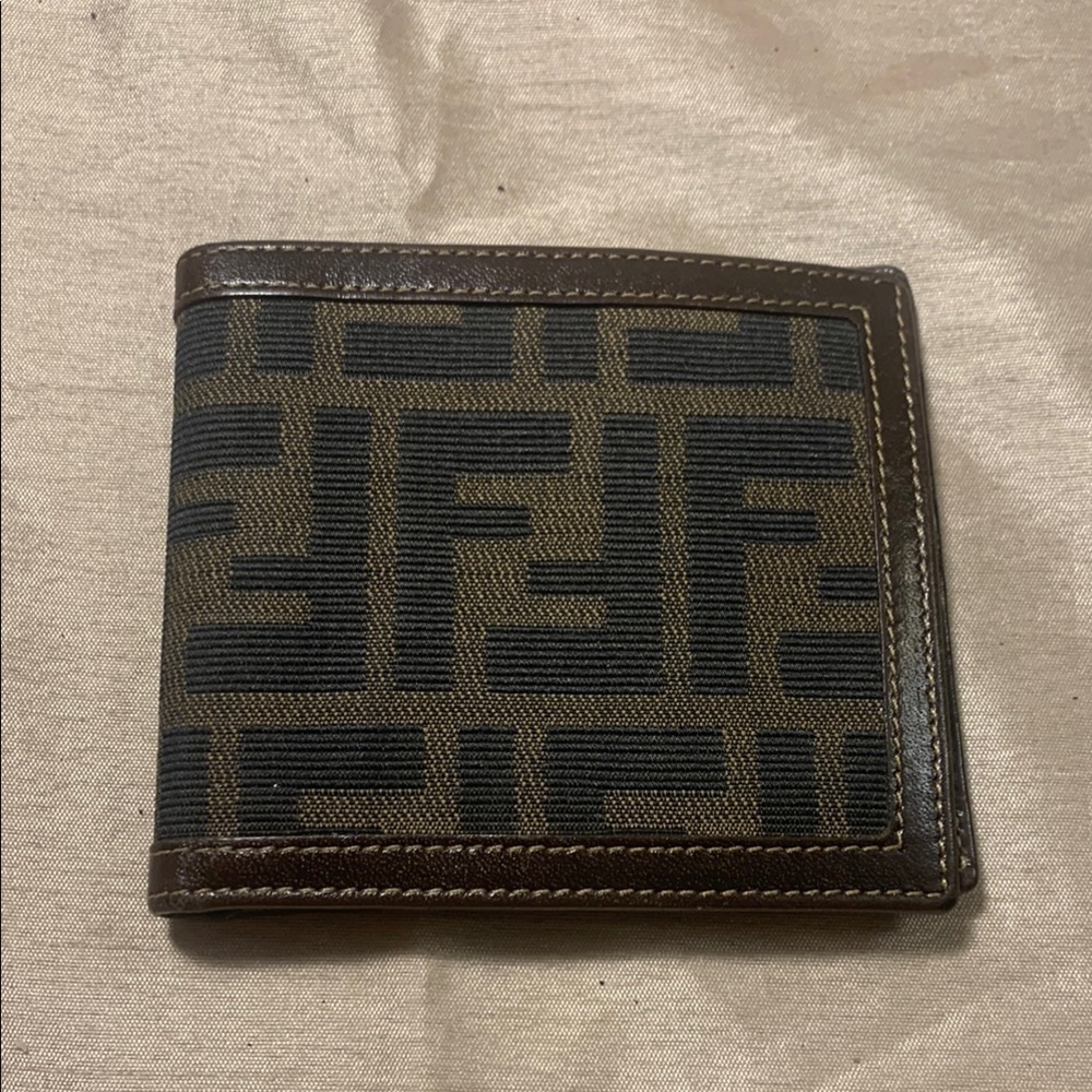 Fendi Brown and Black Men's Wallet Like New